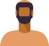Bald Top Bearded Man